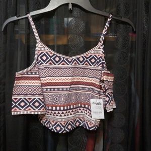 Cold shoulder crop top $Make an offer$